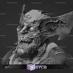 Wolverine Zombie Portrait Bust 3D Print Files