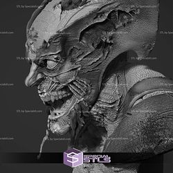 Wolverine Zombie Portrait Bust 3D Print Files