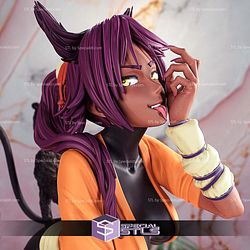 Yoruichi Licking 3D Print Files