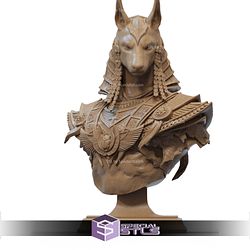 Anubis God Bust STL Printer Files