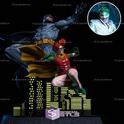 Batman Robin Carrie Kelley and Joker Bundle 3D Print Files