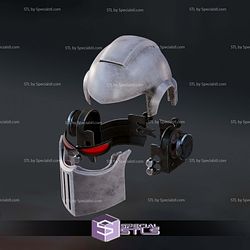 Cosplay STL Files Space Marine Bulwark Helmet V3