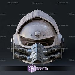 Cosplay STL Files Space Marine Bulwark Helmet V4