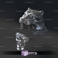 Cosplay STL Files Tigris of Gaul Helmet V2