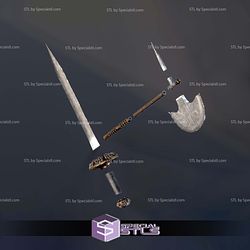 Cosplay STL Files Tigris of Gaul Weapon