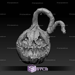 Creepy Leather Pumpkin Color 3D Print