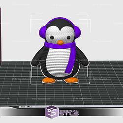 Crochet Penguin 1 Color 3D Print