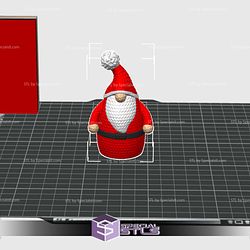 Crochet Santa Color 3D Print