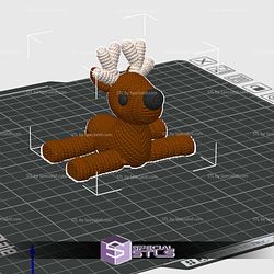 Flexi Male Crochet Reindeer Color 3D Print