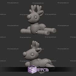 Flexi Male Crochet Reindeer Color 3D Print