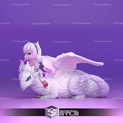 Kanna Kamui Chibi and Dragon 3D Print Files