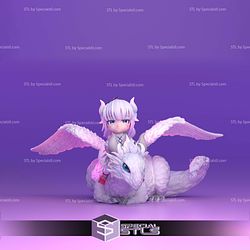 Kanna Kamui Chibi and Dragon 3D Print Files