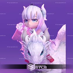 Kanna Kamui Chibi and Dragon 3D Print Files