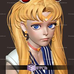 Sailor Moon Anime Bust Digital STL Files