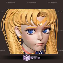 Sailor Moon Anime Bust Digital STL Files