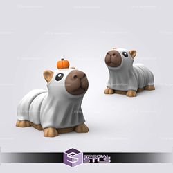 Super Basic STL - Halloween Flexi Capybara