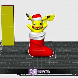 Stocking Pikachu Color 3D Print