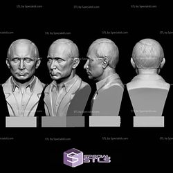 Vladimir Putin Bust V2 STL Files