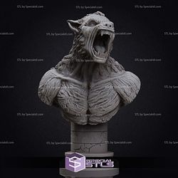 Simple STL Collection - Werewolf Bust