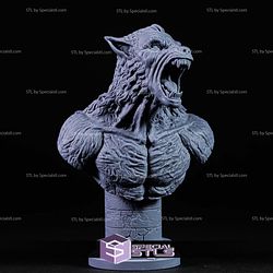 Simple STL Collection - Werewolf Bust