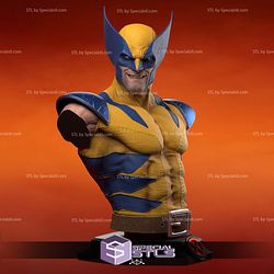 Wolverine Bust Deadpool Wolverine Movie STL Printer Files