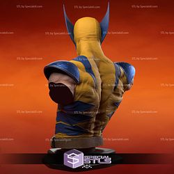 Wolverine Bust Deadpool Wolverine Movie STL Printer Files