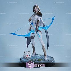 Ashe White League of Legends 3D Print Files