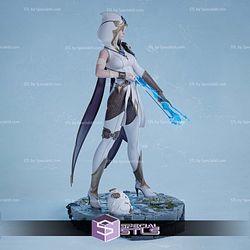 Ashe White League of Legends 3D Print Files