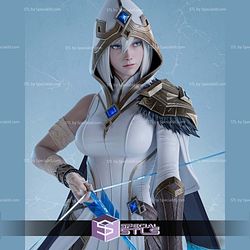 Ashe White League of Legends 3D Print Files