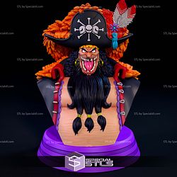 Blackbeard Bust 3D Print Files