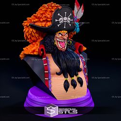 Blackbeard Bust 3D Print Files