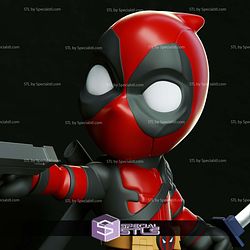 Chibi STL Collection - Deadpool Pointing