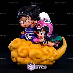 Goku and Chibi Kid 3D Print Files