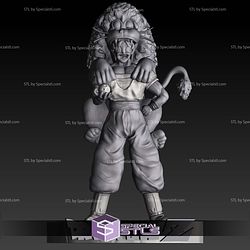 Goku with Lion 3D Print Files