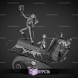 Jack and Sally Diorama 3D Print Files