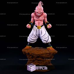 Kid Buu Angry 1-6 Scale 3D Print Files