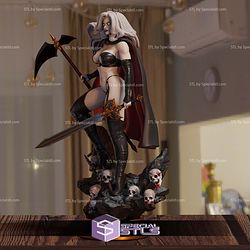 Lady Death and Weapon 1-6 Scale 3D Print Files