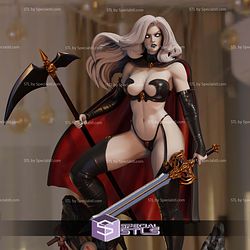 Lady Death and Weapon 1-6 Scale 3D Print Files