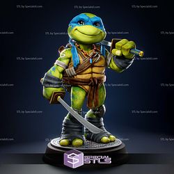 Leonardo TMNT Cartoon Style 3D Print Files