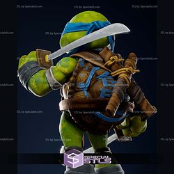 Leonardo TMNT Cartoon Style 3D Print Files