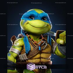 Leonardo TMNT Cartoon Style 3D Print Files