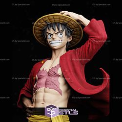 Luffy High Detail Bust 3D Print Files