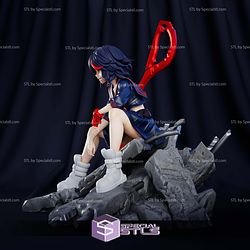 Ryuko Matoi Kill La Kill Sitting Pose 3D Print Files