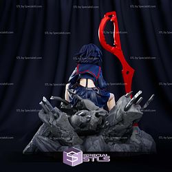 Ryuko Matoi Kill La Kill Sitting Pose 3D Print Files