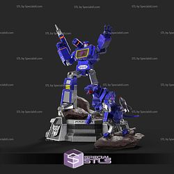 Soundwave and Ravage Transformer 3D Print Files