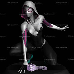 Spider Gwen Prepare Pose 3D Print Files