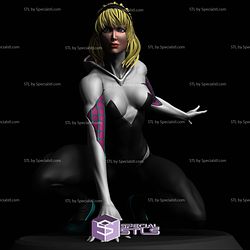 Spider Gwen Prepare Pose 3D Print Files