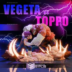 Vegeta Fight Toppo 3D Print Files