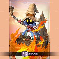 Vivi Fire Final Fantasy 3D Print Files