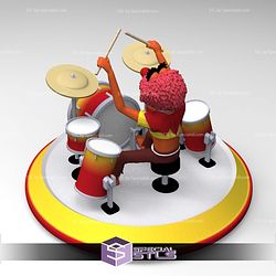 Animal with Drums Muppets 3D Print Files